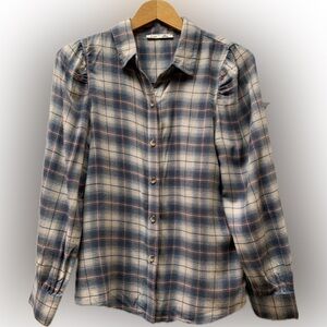 DEX flannel button down